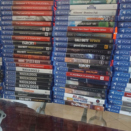 PS4 games collection and singles