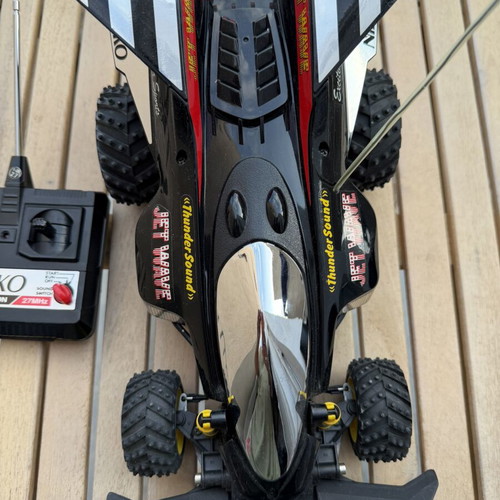 Nikko Jet Wave remote control car used with thunder sound