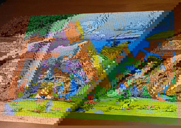 puzzle Asterix σπάνιο παζλ αστεριξ κ οβελιξ