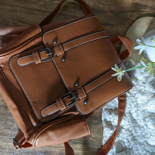 Backpack brown used, good condition