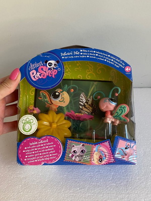 Hasbro LPS Littlest Pet Shop σετ Postcard Pets με ροζ πεταλούδα καινούργιο
