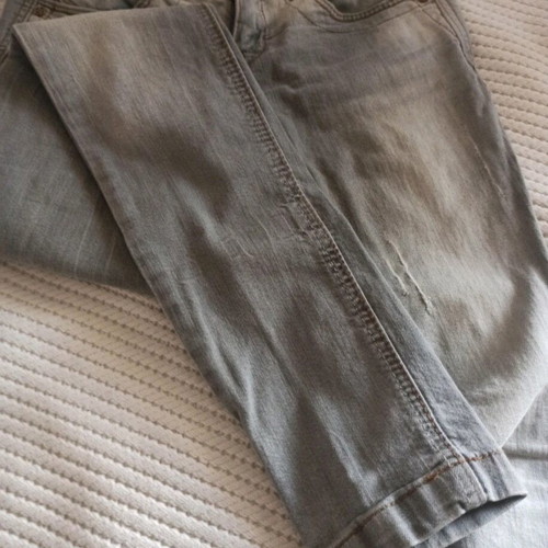 Skinny gray faded jeans Pull & Bear like new, size S