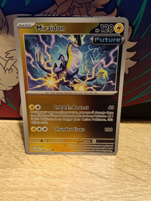 Miraidon (SSP 069) κάρτα Pokémon holo σαν καινούργιο