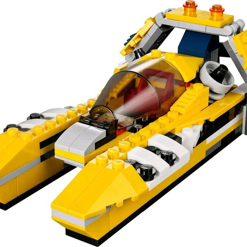 Lego Creator Yellow Racers 31023 set 3 in 1 like new, 328 pieces