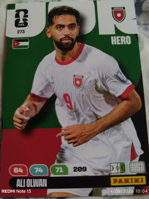 Panini Adrenalyn XL FIFA World Cup 2026 sticker 273
