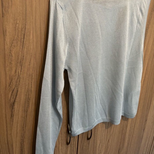 C-throu women's blouse new, size Large, turquoise, Mango