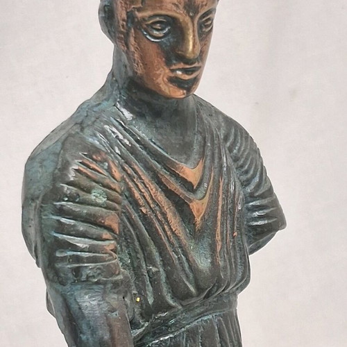 Massive Bronze Charioteer of Delphi used on onyx base