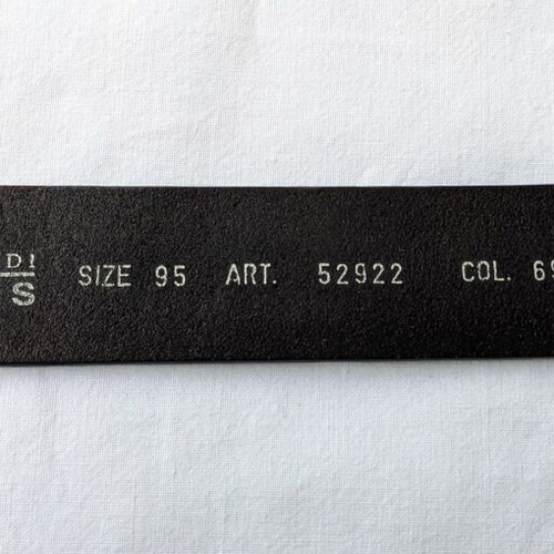 Trussardi men's leather belt used brown, size 95