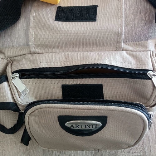 Aristi waist bag beige - black like new