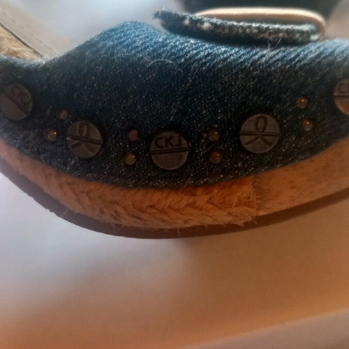 Calvin Klein women's shoes like new, blue, size 37
