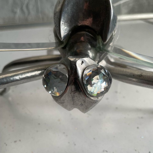 Decorative dragonfly like new with Swarovski stones 50cm