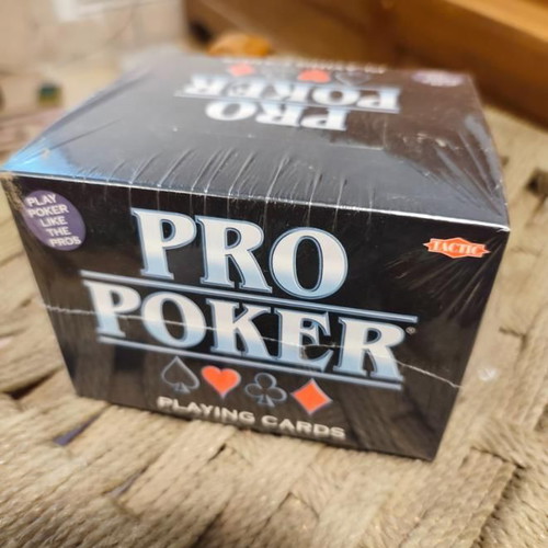 Pro Poker Tactic playing cards pack of 12, new, plastic coated