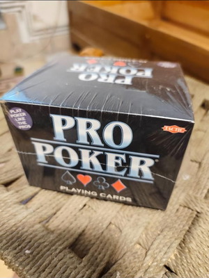 Pro Poker Tactic playing cards pack of 12, new, plastic coated