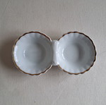 Porcelain salt cellar used