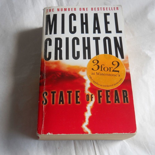 Michael Crichton State of Fear used paper novel