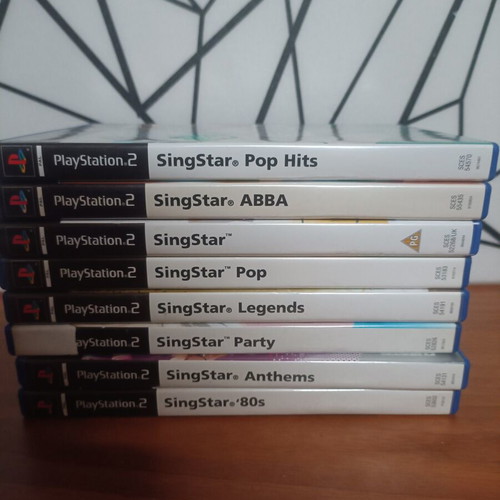 SingStars παιχνίδια PlayStation 2 μεταχειρισμένα, πακέτο 8