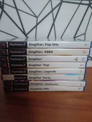 SingStars παιχνίδια PlayStation 2 μεταχειρισμένα, πακέτο 8