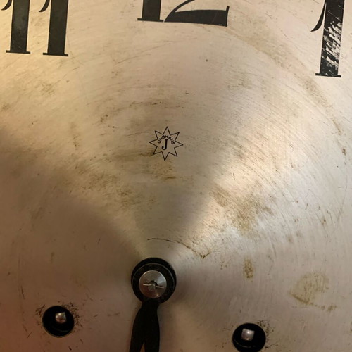 Junghans antique German wall clock used, analog