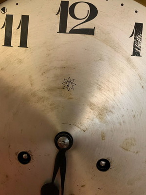 Junghans antique German wall clock used, analog