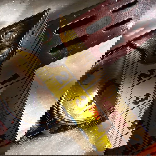 Vintage γερμανικό μηχανικό ρολόι Ruhla μεταχειρισμένο με δερμάτινο λουράκι