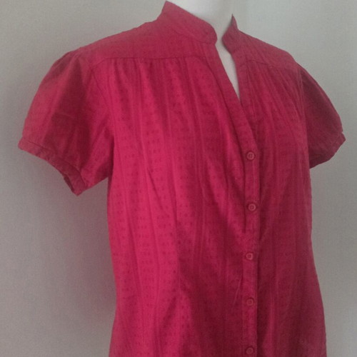 Women's shirt used, red, 100% cotton, size XL