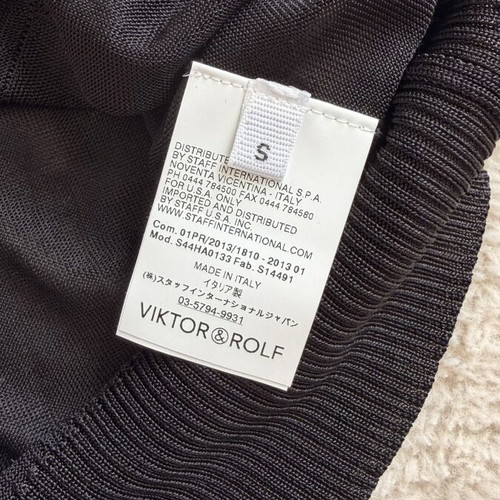 Viktor& Rolf cardigan new, size S, viscose, black and white