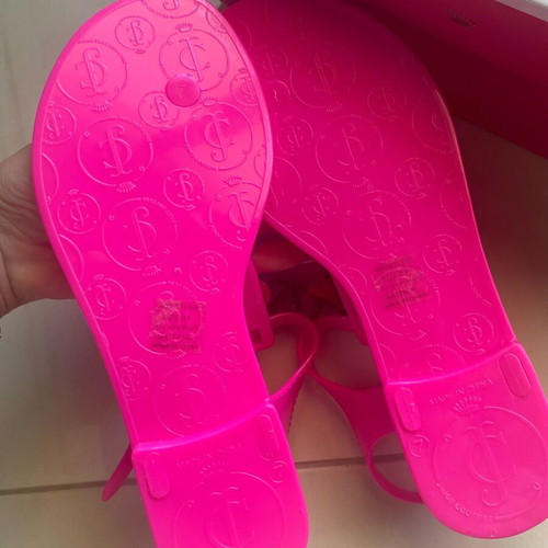 Juicy Couture women's sandals new, fuchsia, size 38