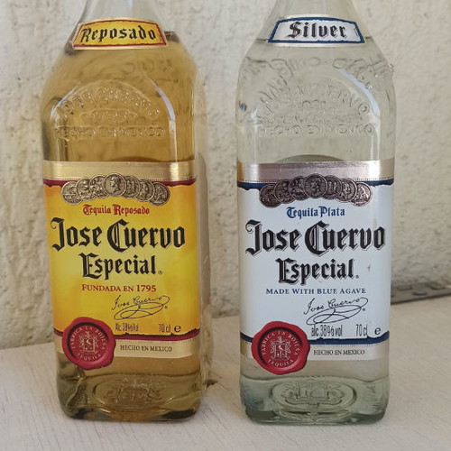 Jose Cuervo tequilas gold and silver, new 700 ml
