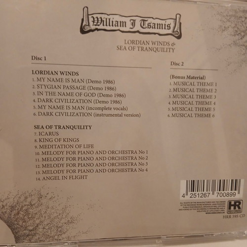 Lordian Winds 2 CD metal, like new