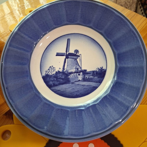 Royal Copenhagen collector wall plate new, windmill in Dybbøl Denmark