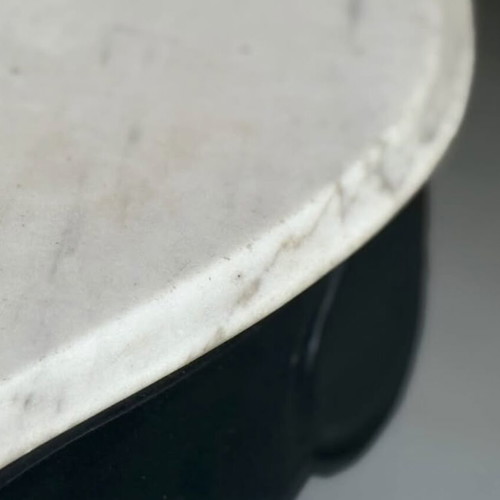 Victorian table with marble used