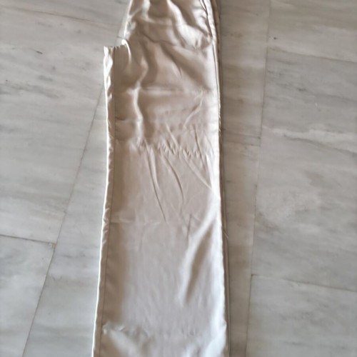 Mango satin pants sand color like new, size medium