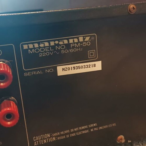 Marantz PM 50 Hi Fi Stereo Amplifier used