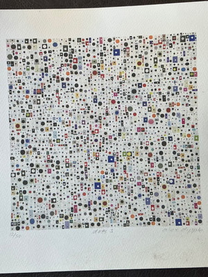 Alex Dipple Dots 3 signed limited edition print