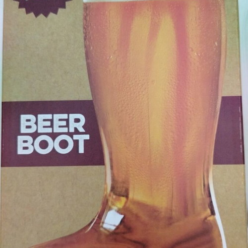Beer boot glass