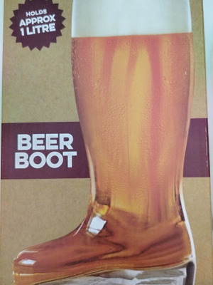 Beer boot glass