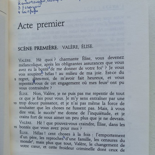 L'avare by Molière used book in Greek