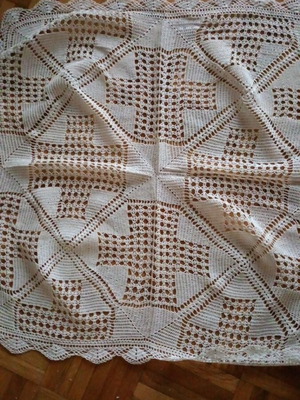 Handmade Crochet Doily New From Dowry