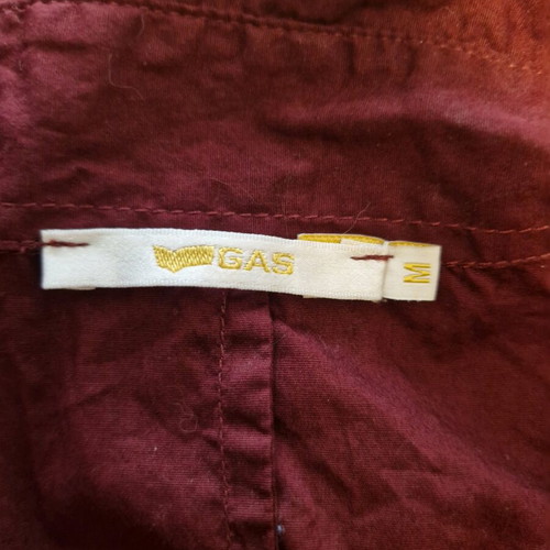 Gas burgundy fitted shirt vintage like new