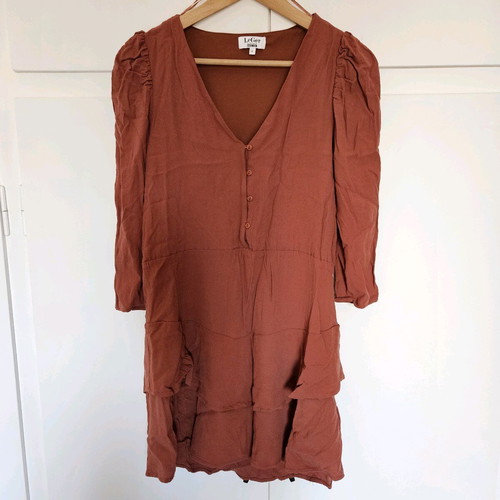 LeGer tunic dress like new, size S/M, terracotta