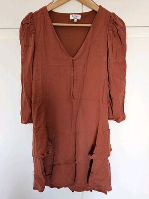 LeGer tunic dress like new, size S/M, terracotta