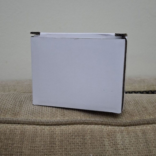 Small white square boxes, pack of 15, cardboard