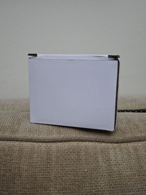 Small white square boxes, pack of 15, cardboard