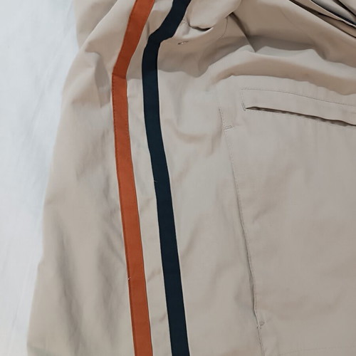 Glou Sport men's windbreaker jacket XL like new, beige with orange details