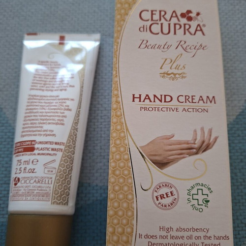 Cera di Cupra Hand Cream 75 ml paraben free, new