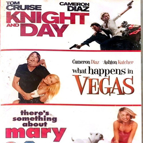 Cameron Diaz 3 Film Collection DVD καινούργιο, κωμωδία περιπέτεια αισθηματική
