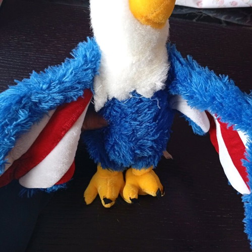 Ty Beanie Baby "Free" the Eagle collectible plush toy used