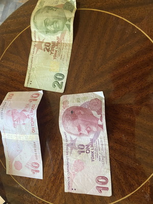 Lyra banknotes in excellent condition