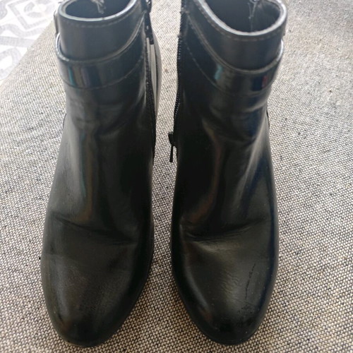 Bsoft ankle boots size 39 used, black with anti-slip sole