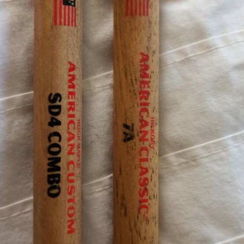 Vic Firth drum sticks like new, wood